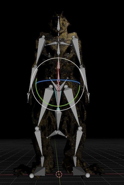 Spooky Cheap Tree Beast Low-poly 3D model_16