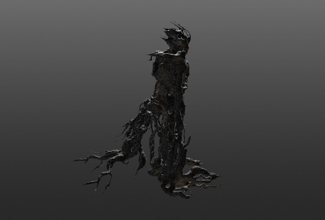 Spooky Cheap Tree Beast Low-poly 3D model_18