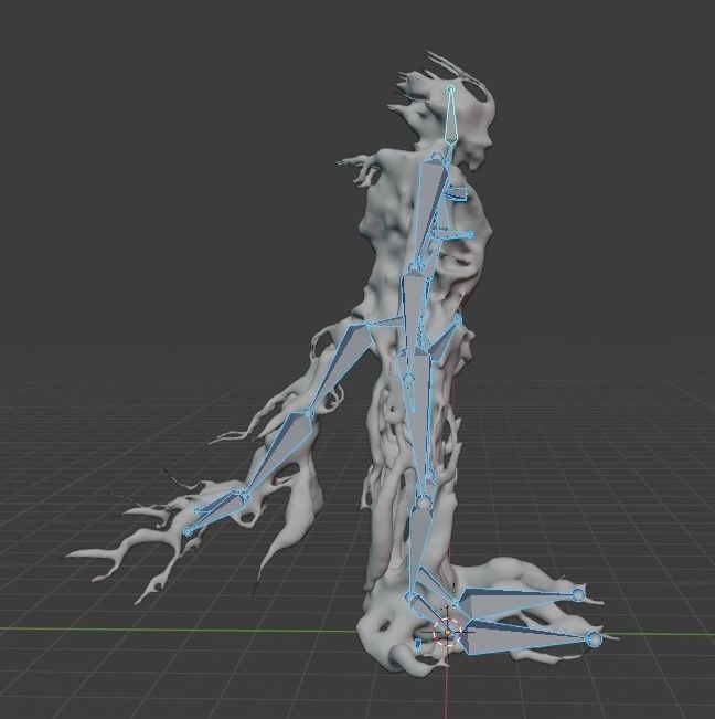 Spooky Cheap Tree Beast Low-poly 3D model_23