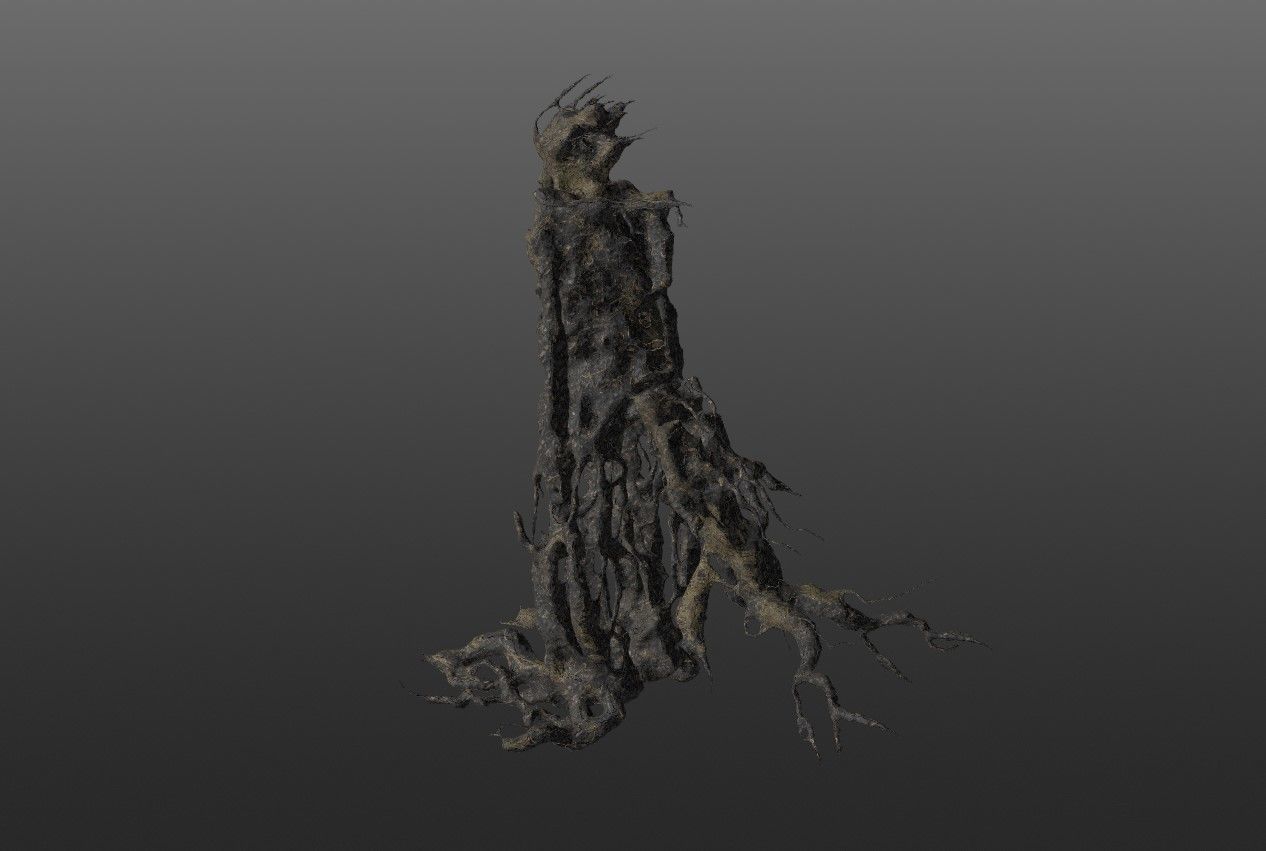 Spooky Cheap Tree Beast Low-poly 3D model_7