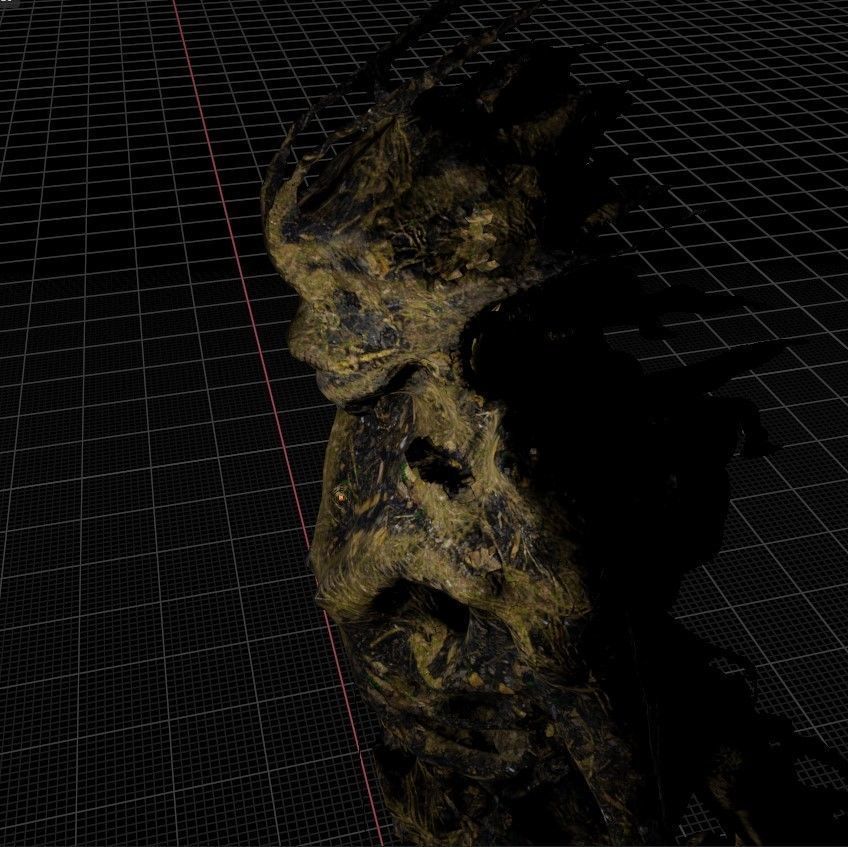 Spooky Cheap Tree Beast Low-poly 3D model_9