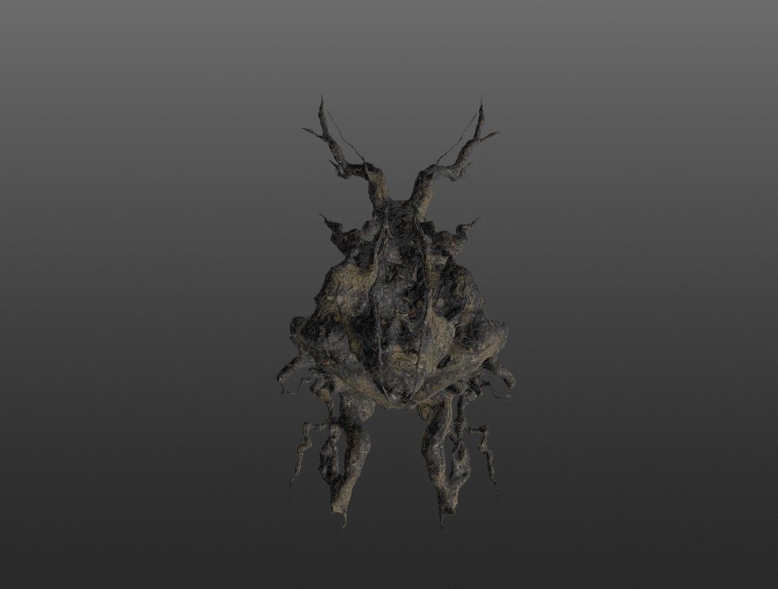 Spooky Cheap Tree Beast Low-poly 3D model_8