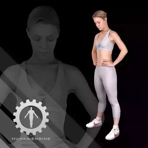 Female Scan - Olga 98 Simple Yoga Pose