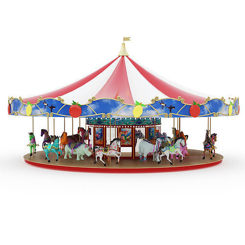 Carousel 3D model