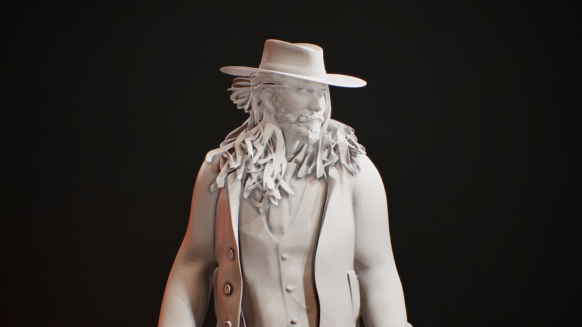 Ganster model for 3D printing tabletop minis and figurines 3D print model_7