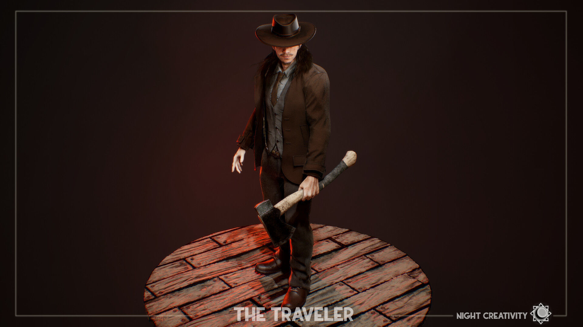 Ganster model for 3D printing tabletop minis and figurines 3D print model_2