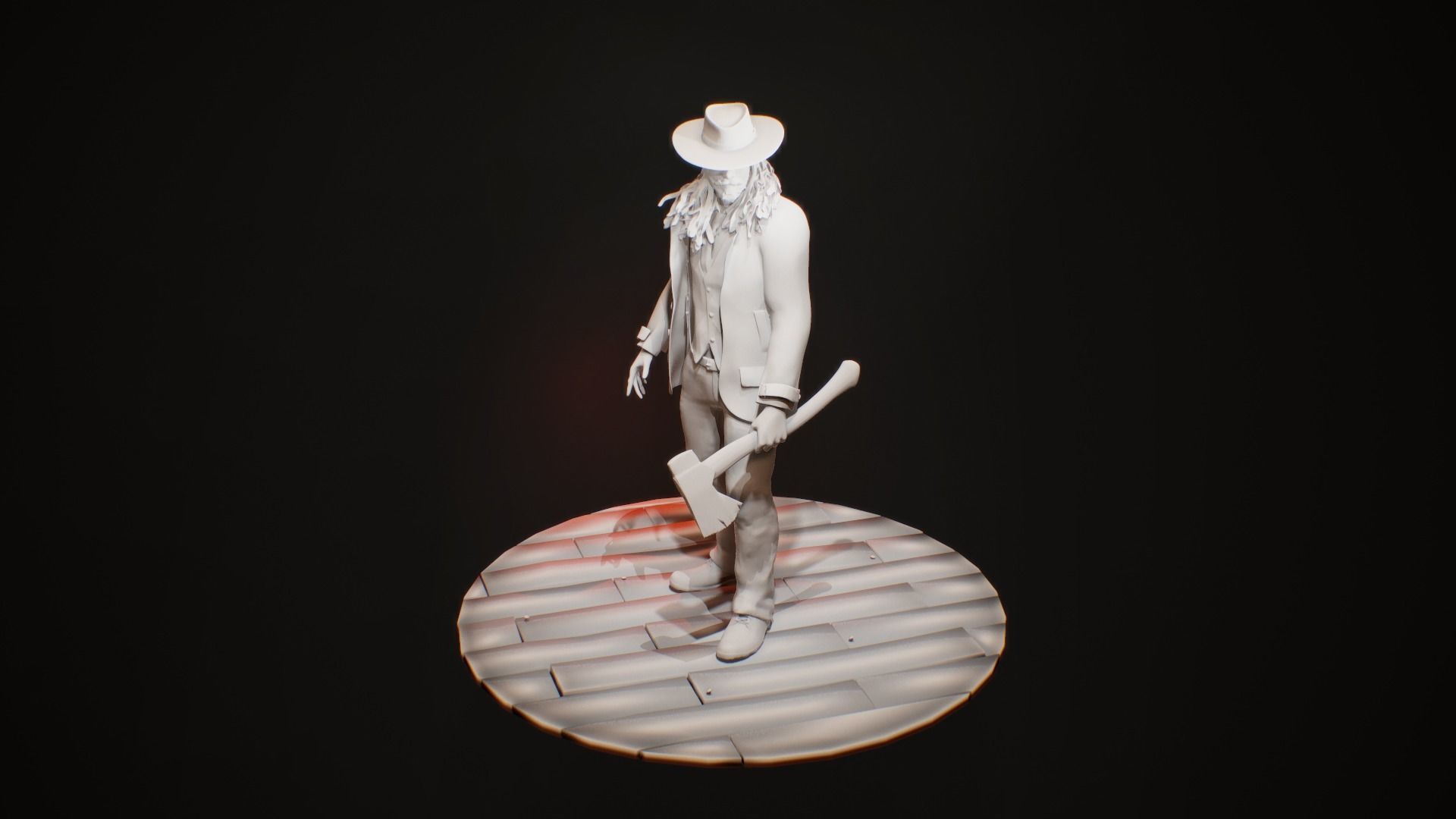 Ganster model for 3D printing tabletop minis and figurines 3D print model_6