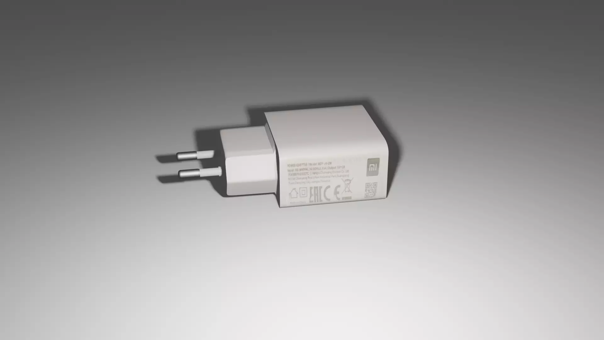 3D model power adapter 3D model_0