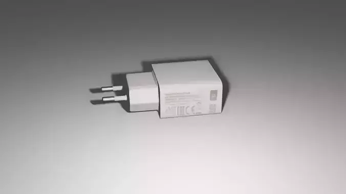 3D model power adapter