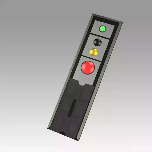 Star Trek Enterprise Remote Control or Hand Held Button Control 3D print model