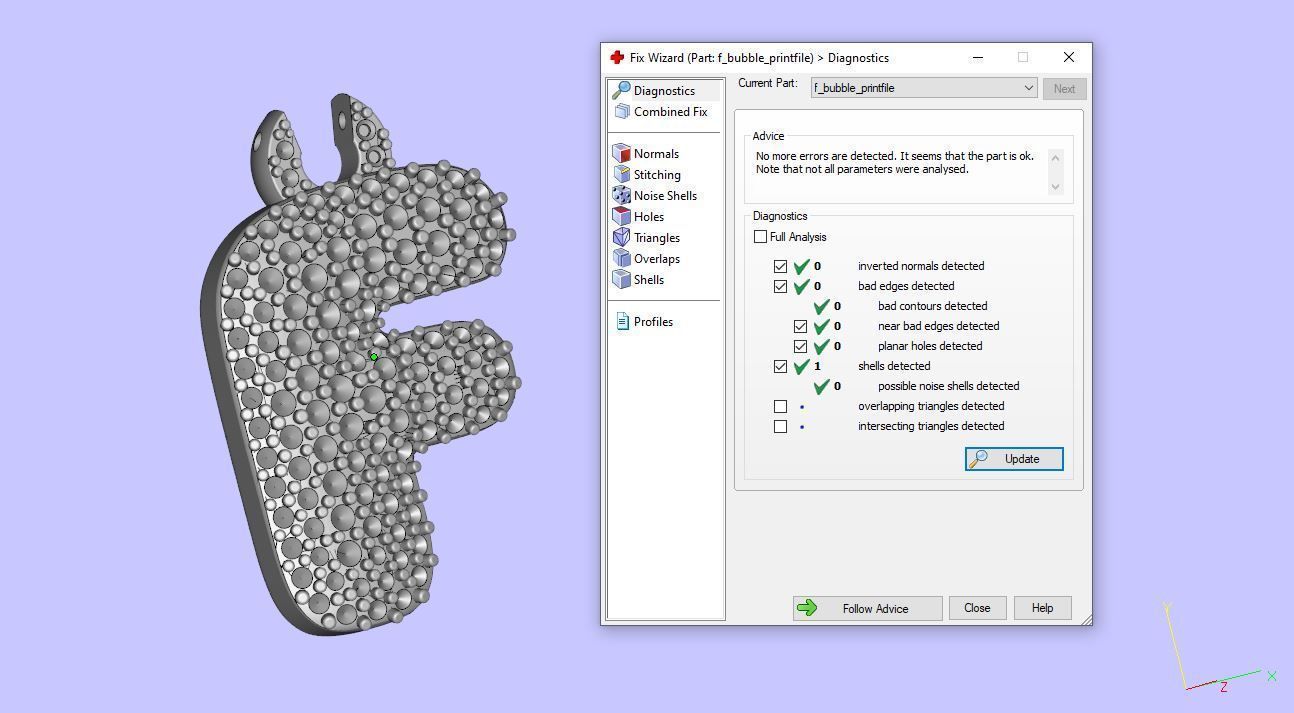 Alphabet Bubble F 3D print model_16