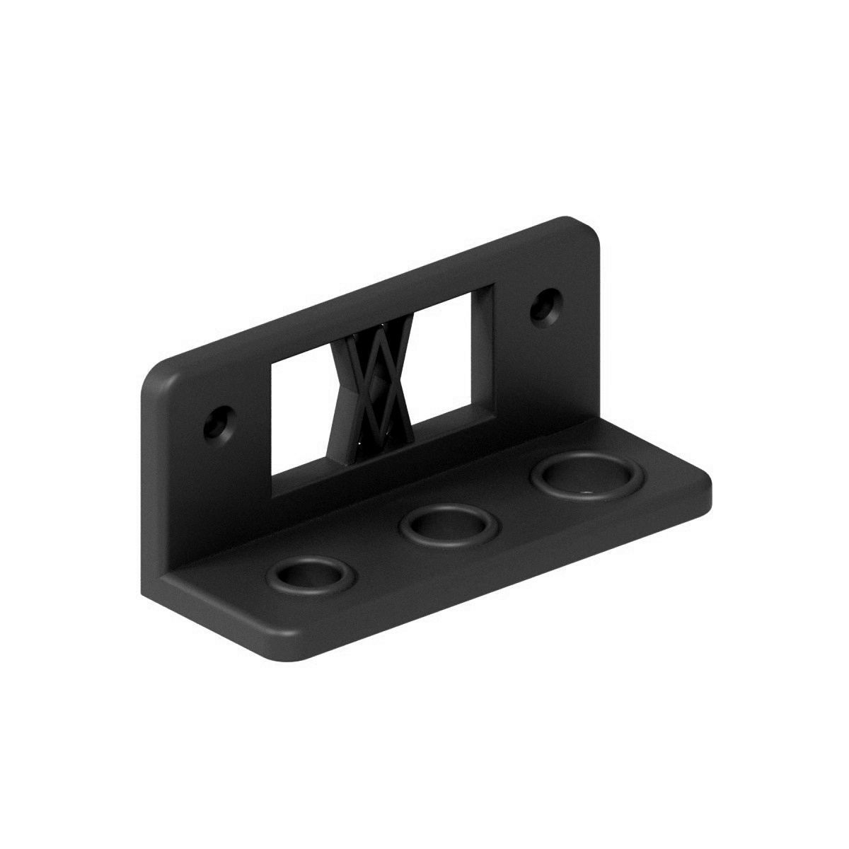 3 pcs Drill Adapter Set Wall Holder 055 I for screws Free 3D print model_4