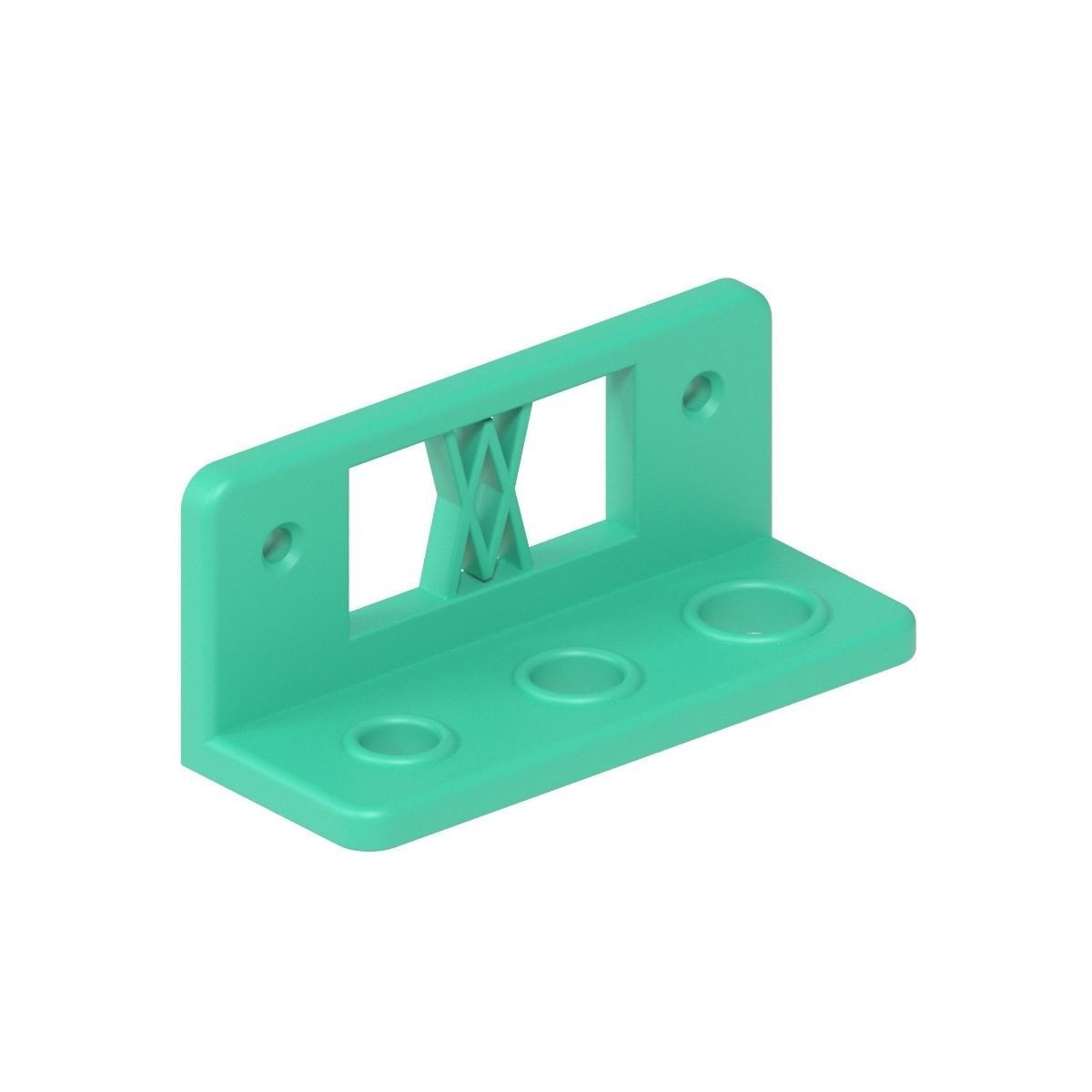 3 pcs Drill Adapter Set Wall Holder 055 I for screws Free 3D print model_3