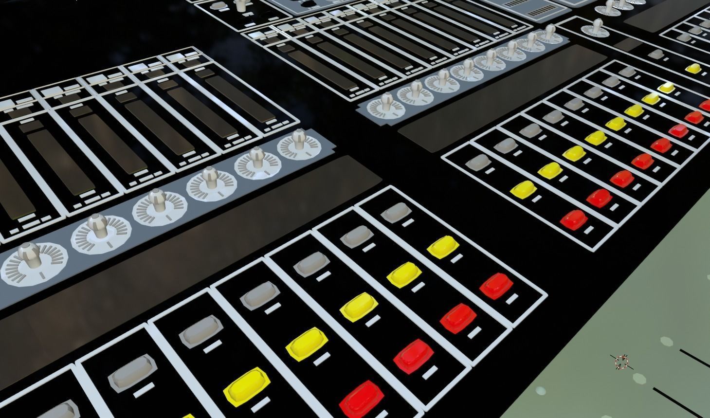 Avid Sc48 - Audio mixing console 3D model 3D model_3