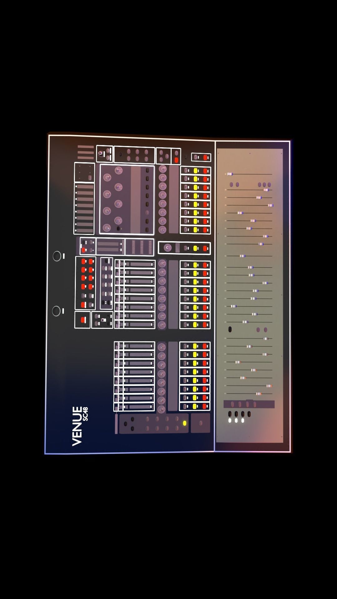 Avid Sc48 - Audio mixing console 3D model 3D model_2