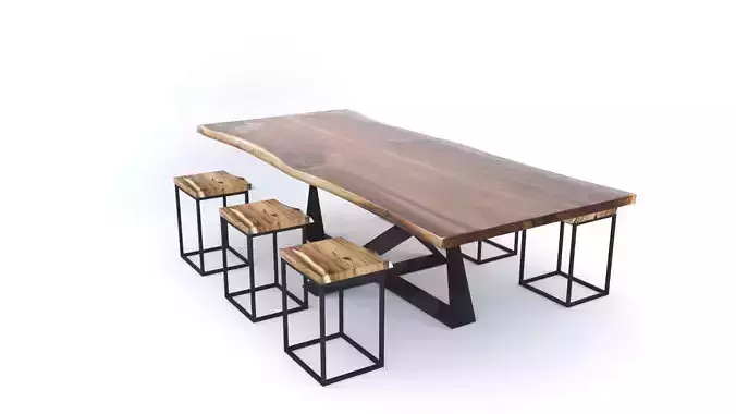 Modern Natural Table Set