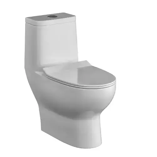 One piece EWC toilet 3D model Modeled in 3ds max 