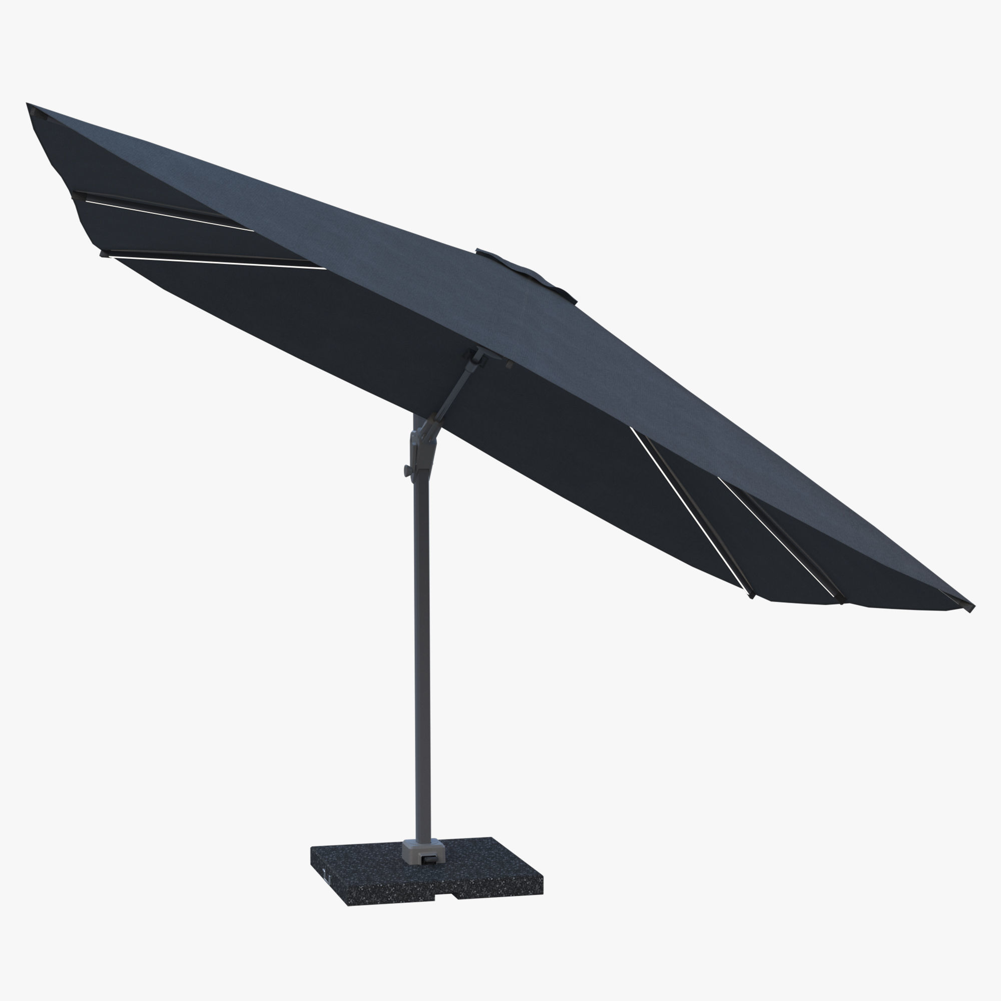Outdoor umbrella Parasols Challenger T2 Glow 3D model_2