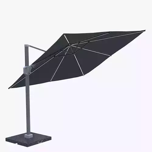 Outdoor umbrella Parasols Challenger T2 Glow 3D model