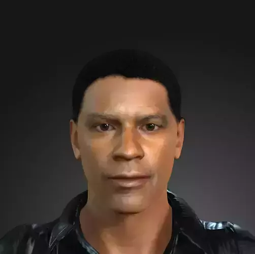 Denzel Washington  3D Character design Ready for animation