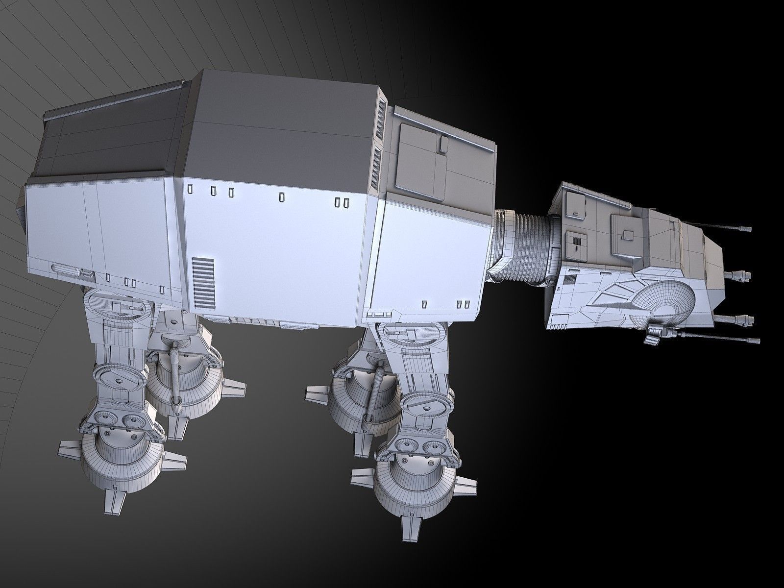 Star Wars AT-AT Walker v1 3D model_15