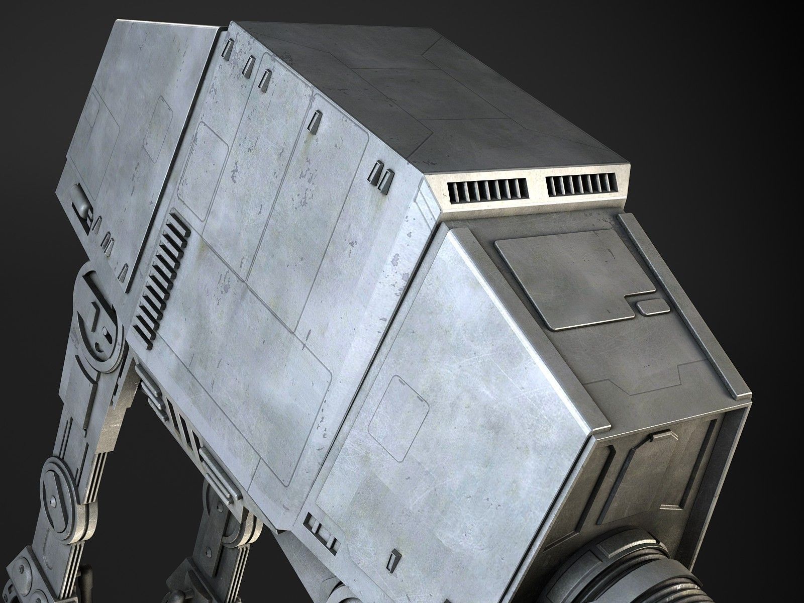 Star Wars AT-AT Walker v1 3D model_3