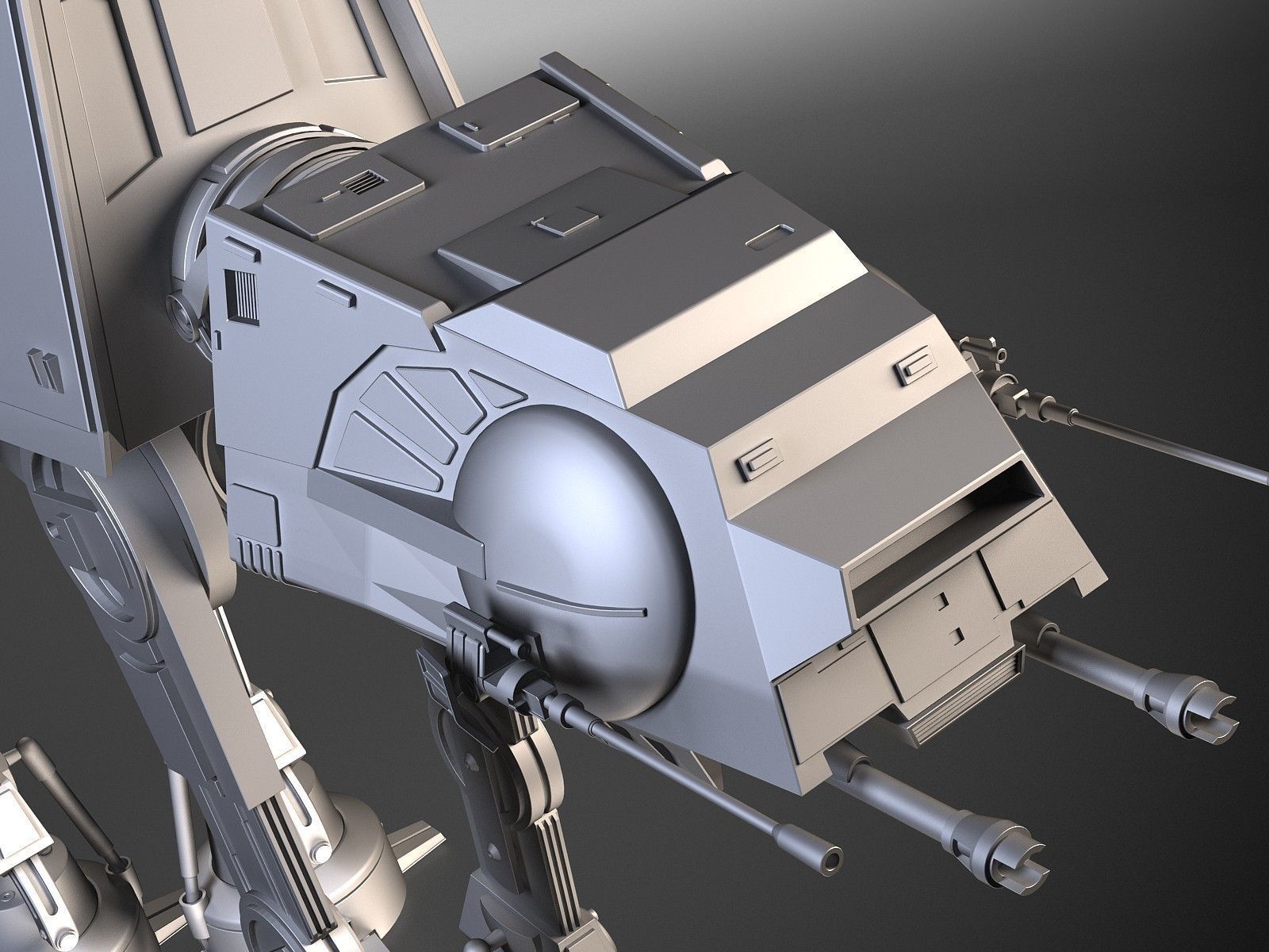 Star Wars AT-AT Walker v1 3D model_11