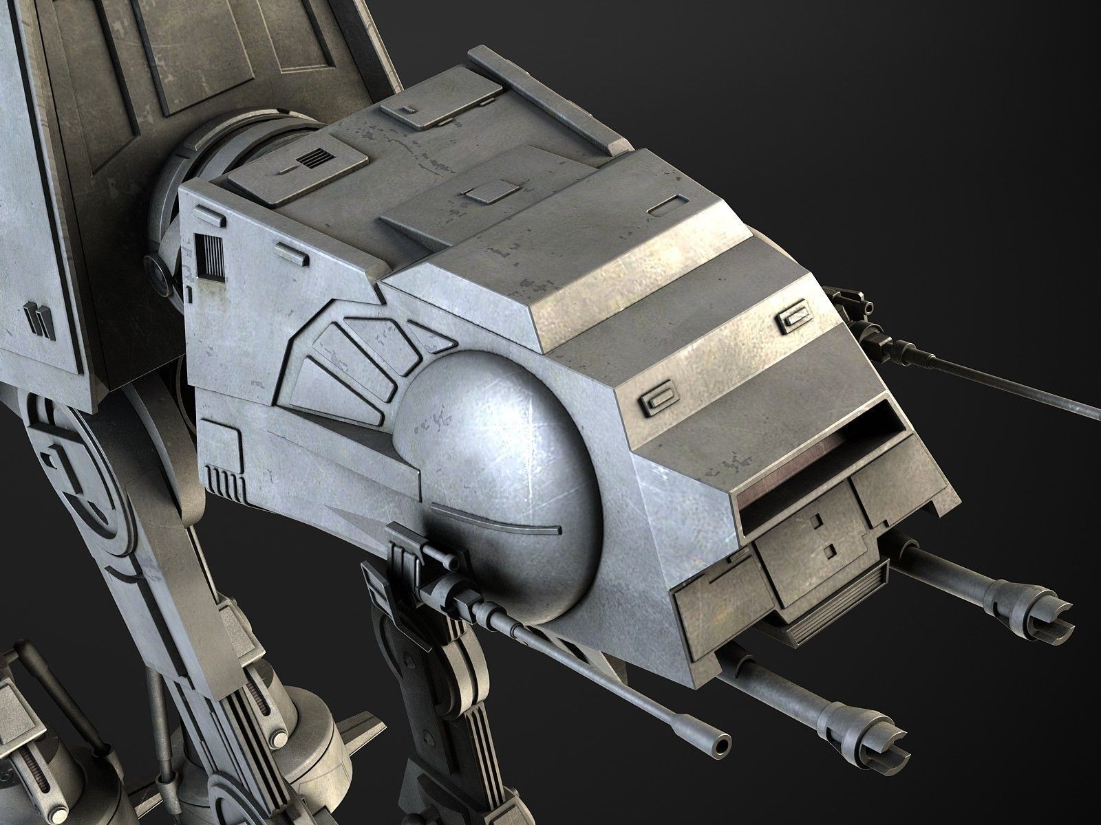 Star Wars AT-AT Walker v1 3D model_5