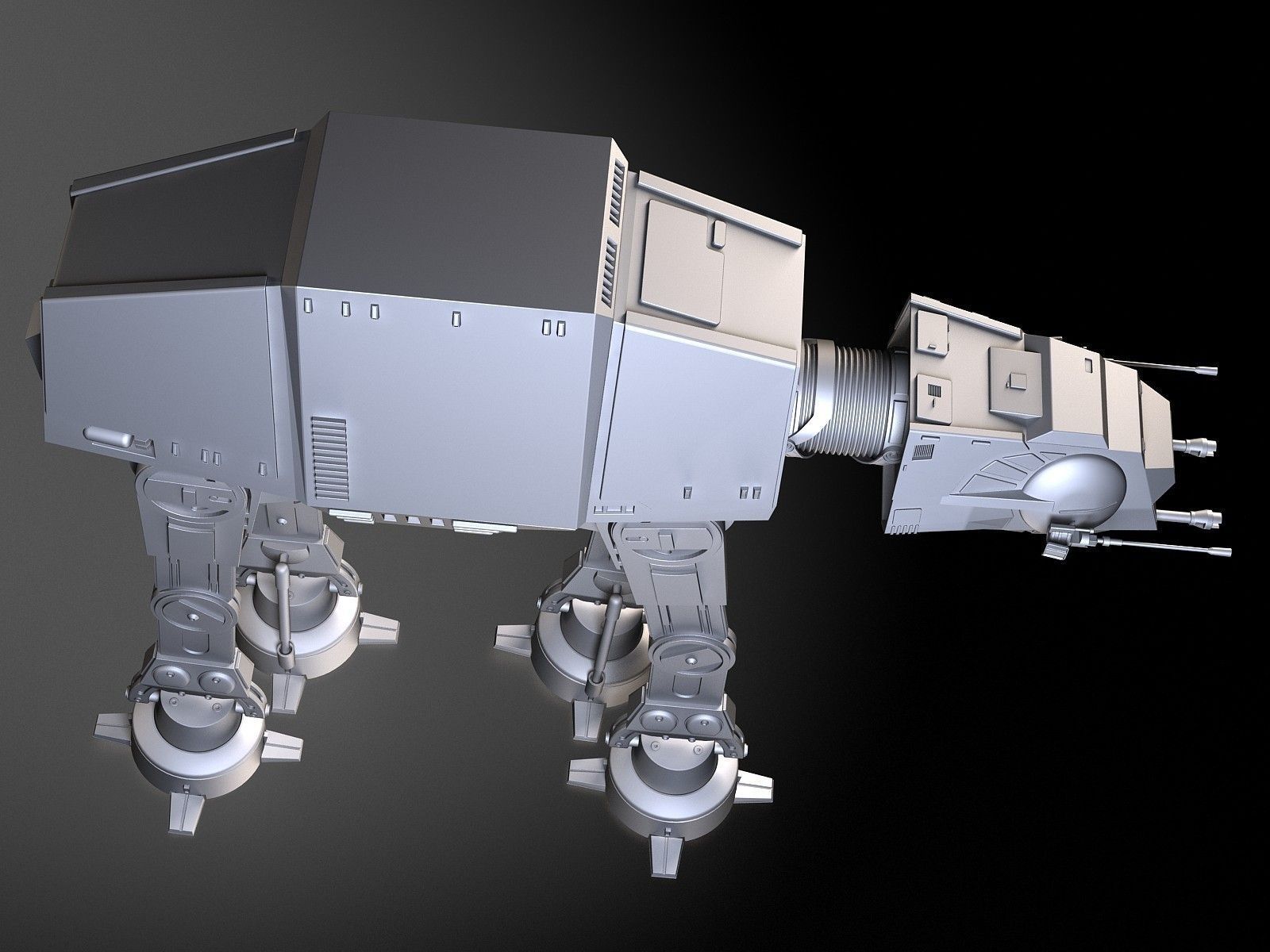 Star Wars AT-AT Walker v1 3D model_10