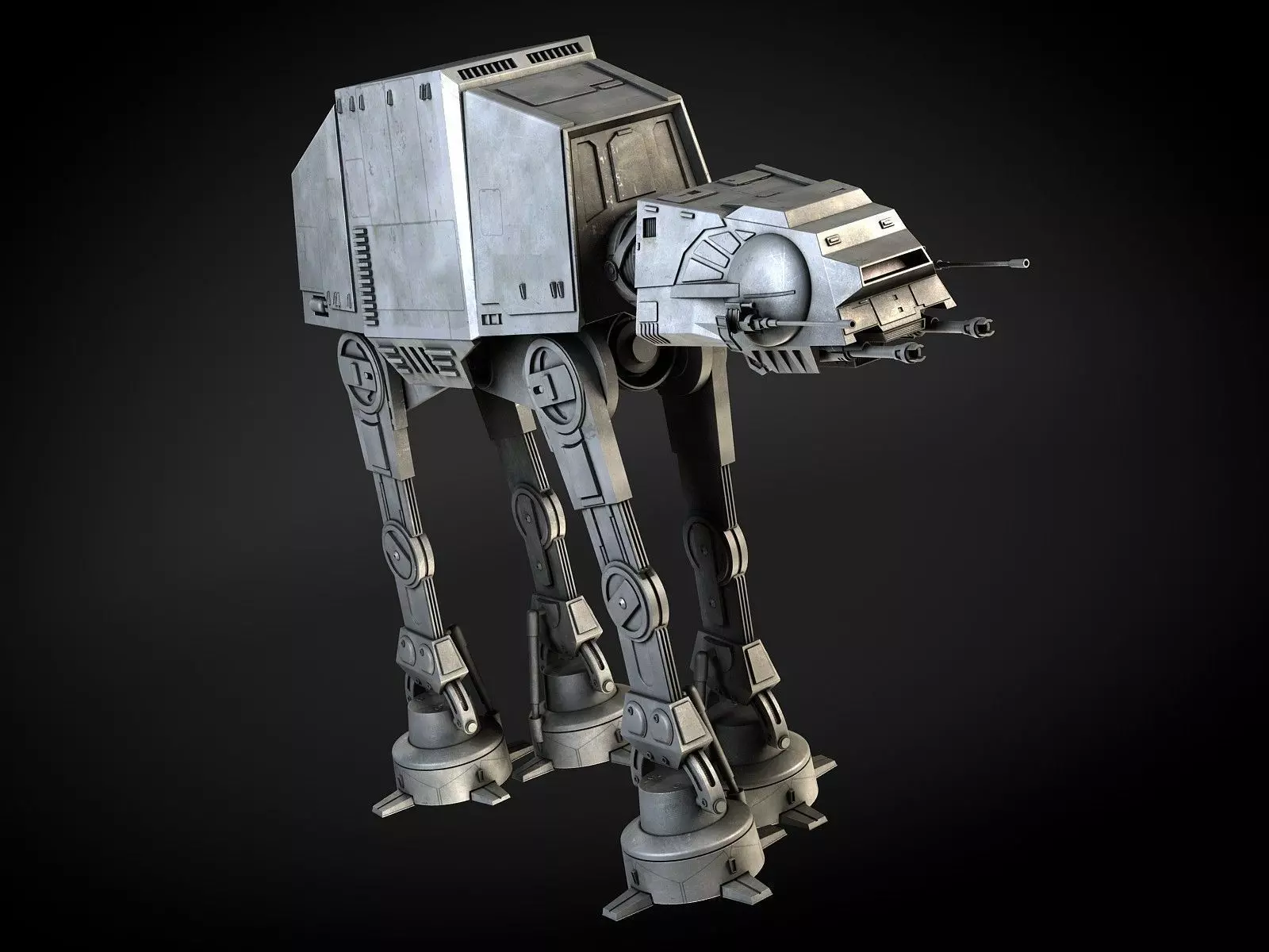 Star Wars AT-AT Walker v1 3D model_0