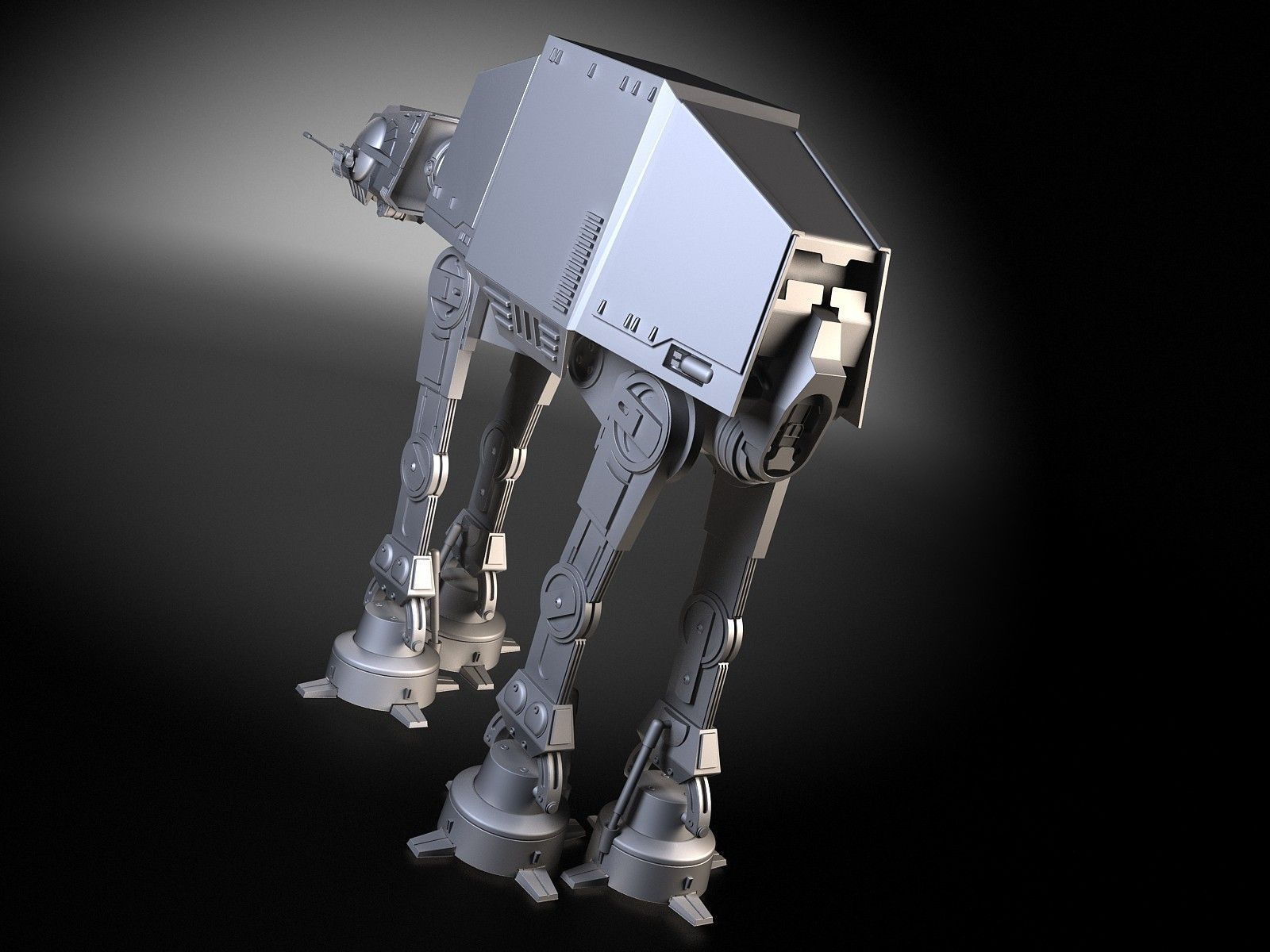 Star Wars AT-AT Walker v1 3D model_13