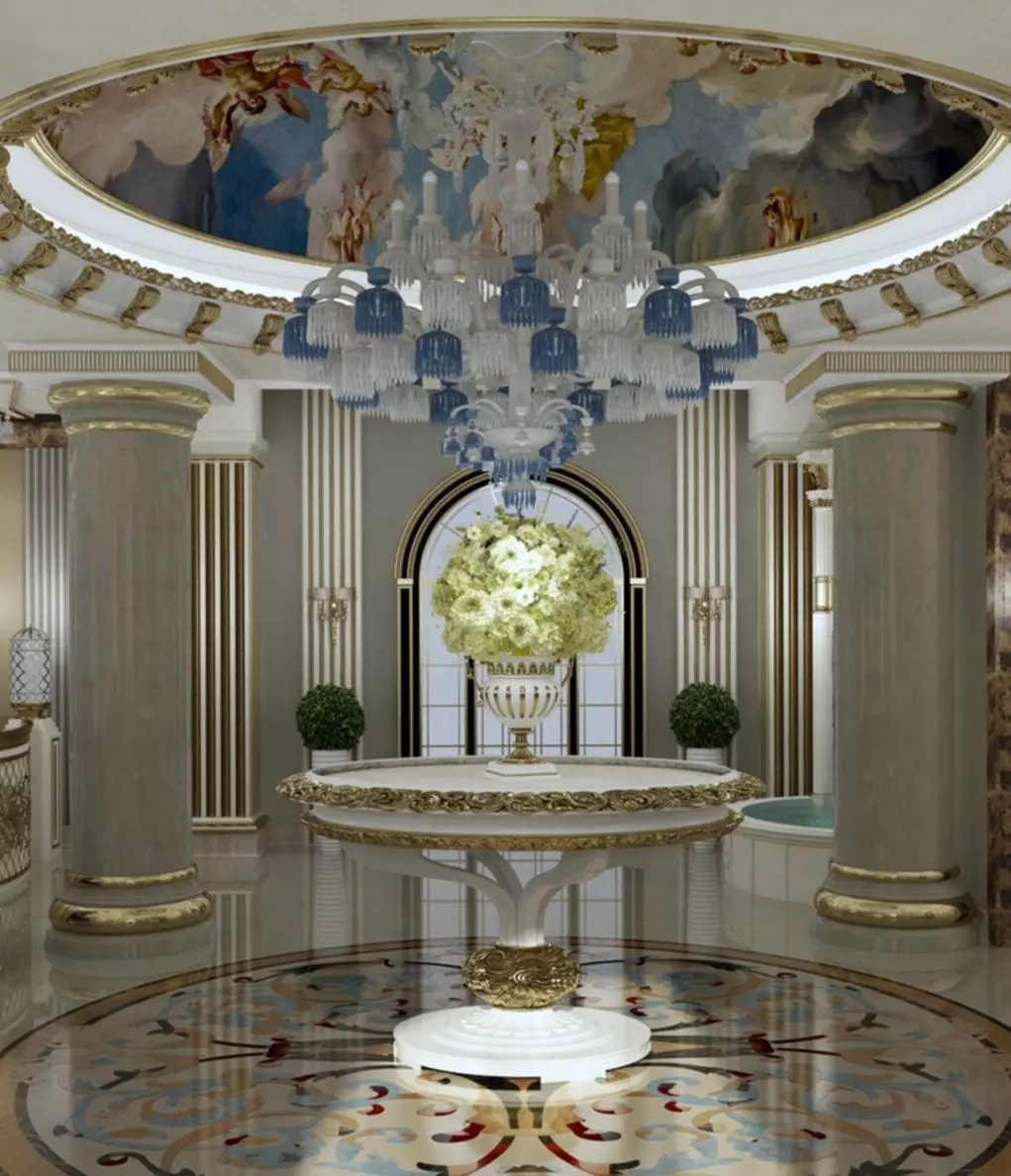 Baccarat Chandelier 3D model_0