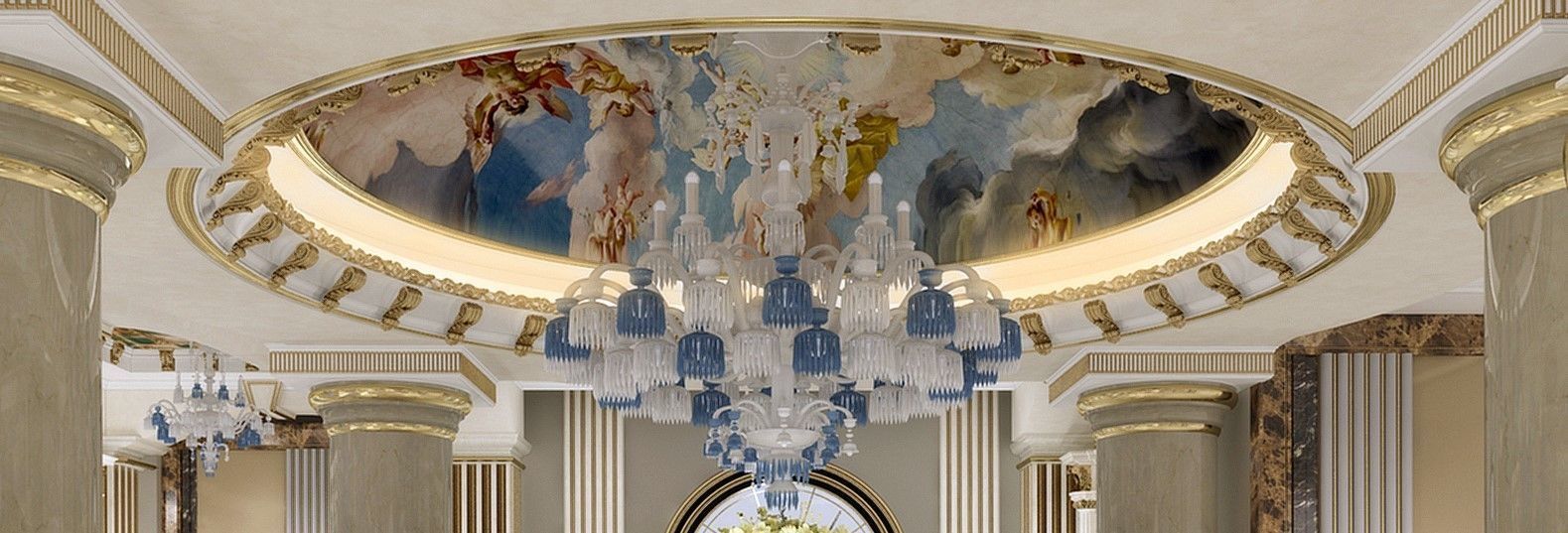 Baccarat Chandelier 3D model_1