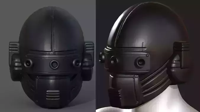 Helmet scifi fantasy futuristic military combat 