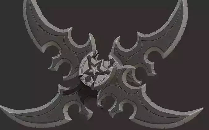 Twin Blades of Azzinoth 3D print model