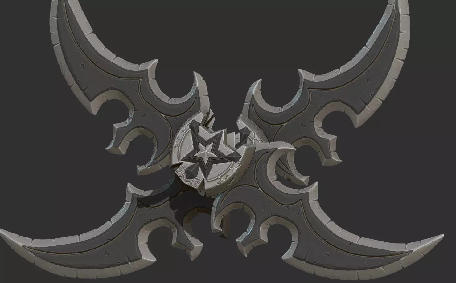 Twin Blades of Azzinoth 3D print model_0