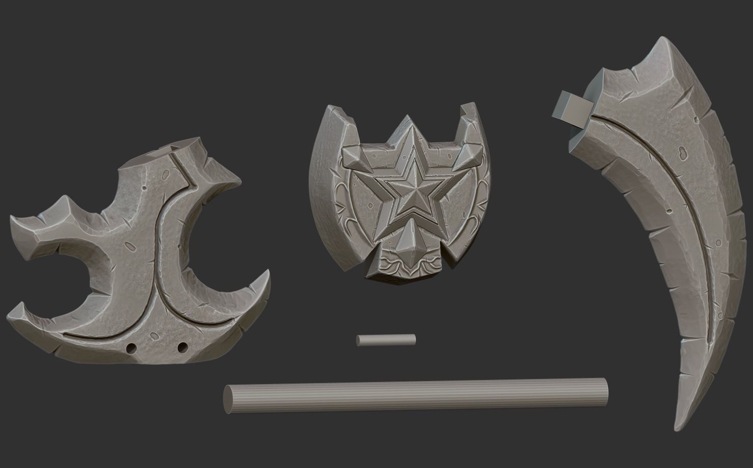Twin Blades of Azzinoth 3D print model_2