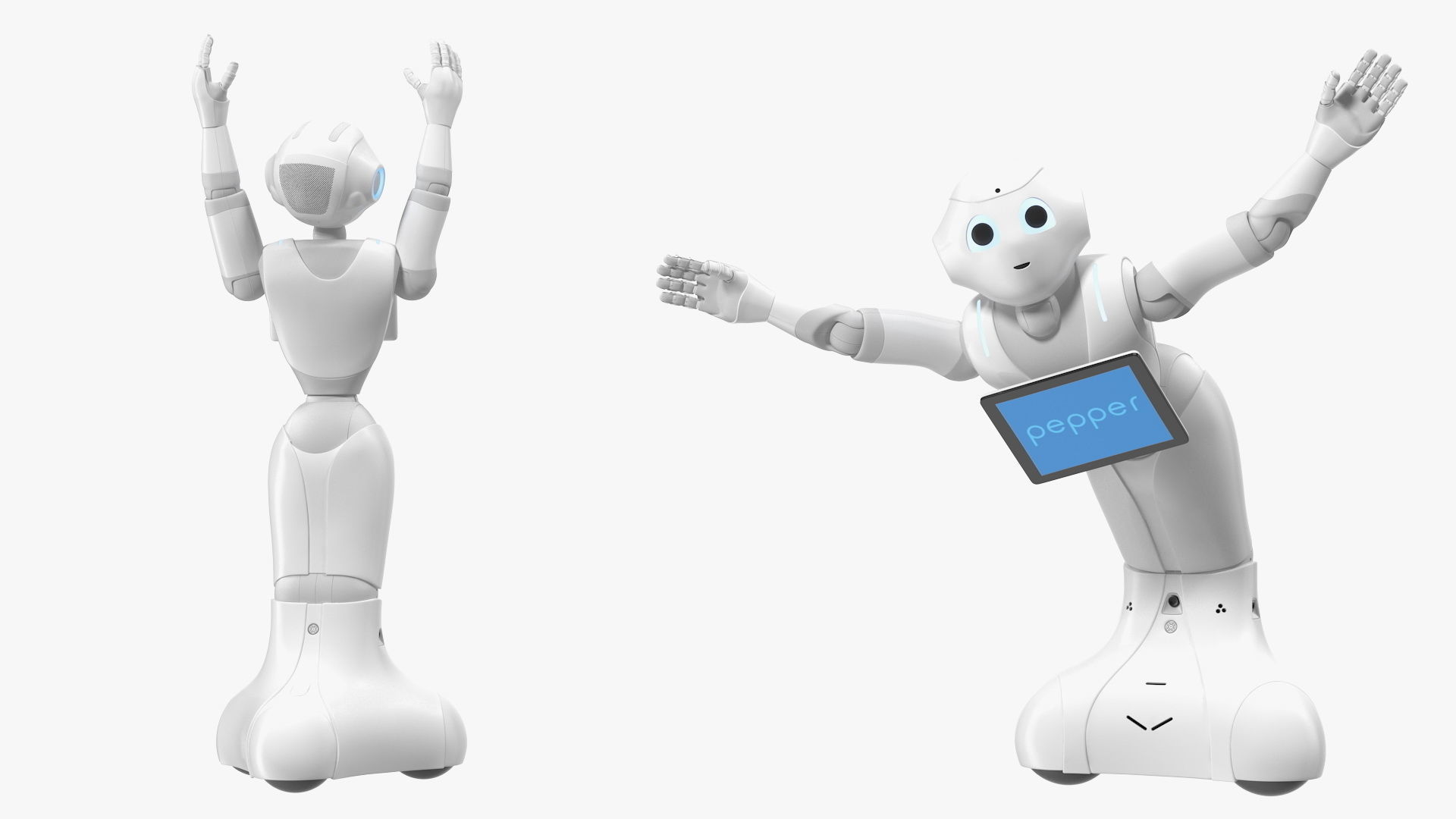 Pepper Robot Rigged for Maya 3D model_12