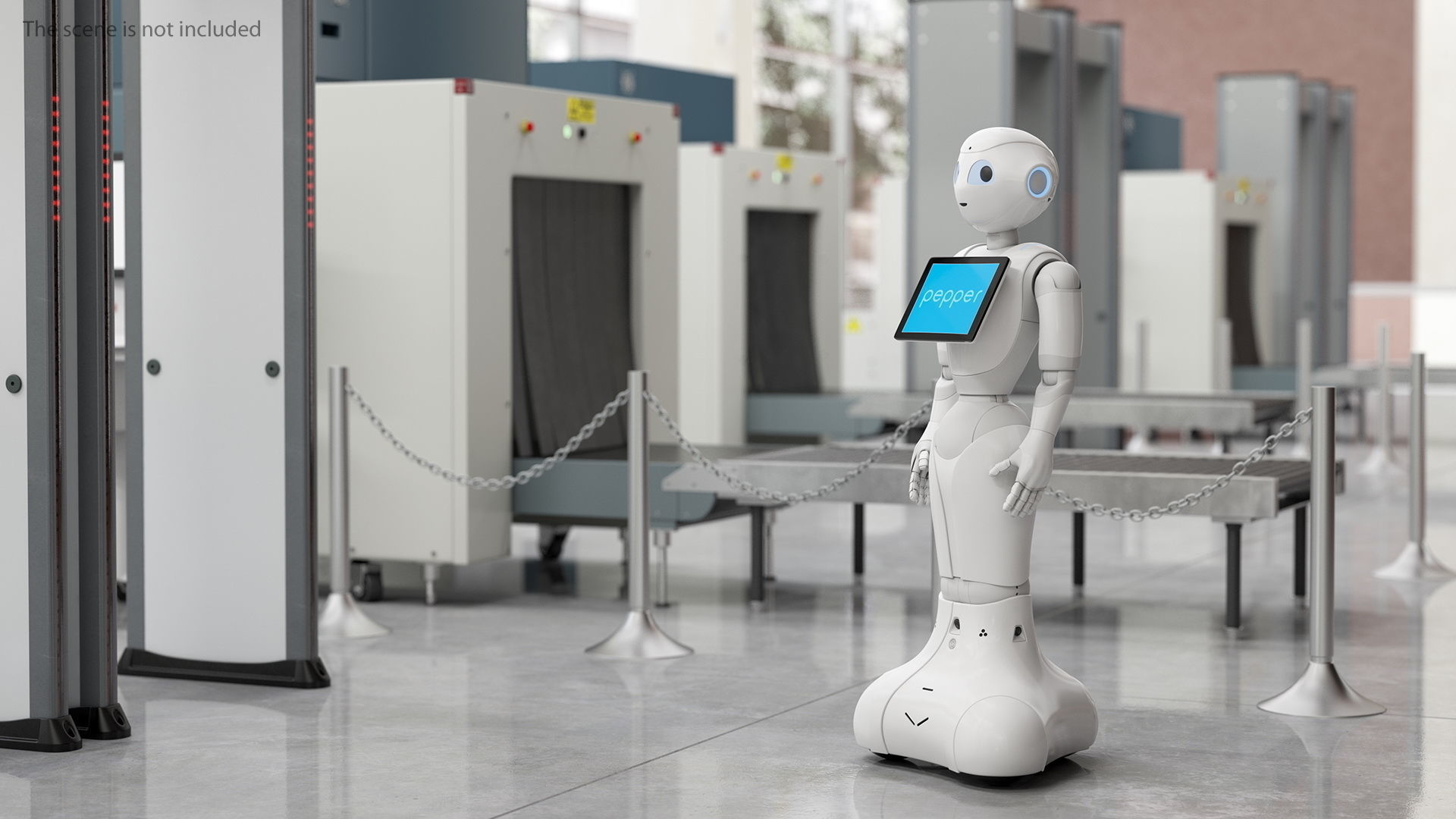 Pepper Robot Rigged for Maya 3D model_2