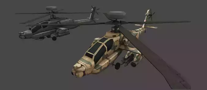 3D LOW POLY  PLANE PACK Low-poly 3D model