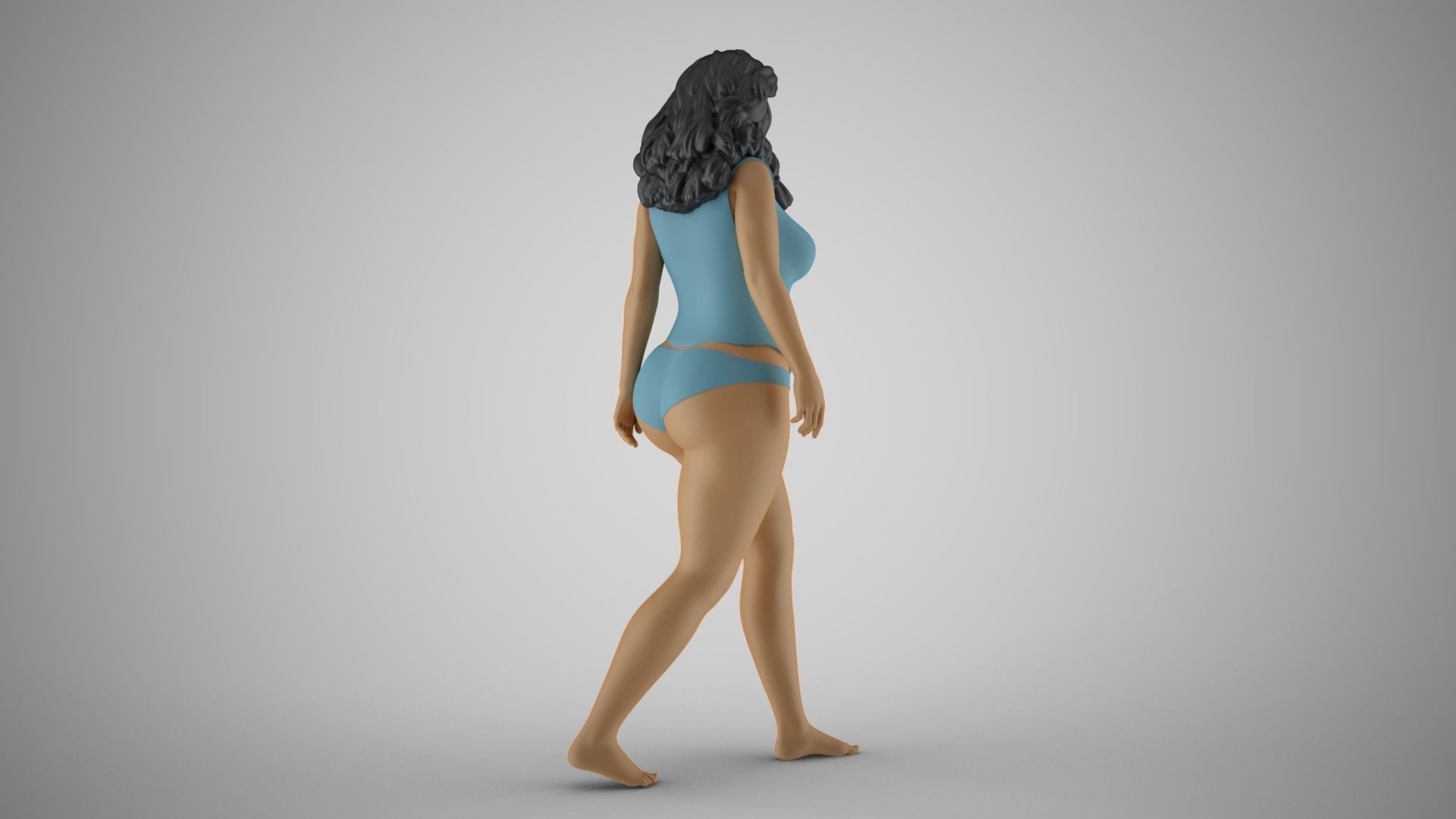 Confident Woman 3D print model_8