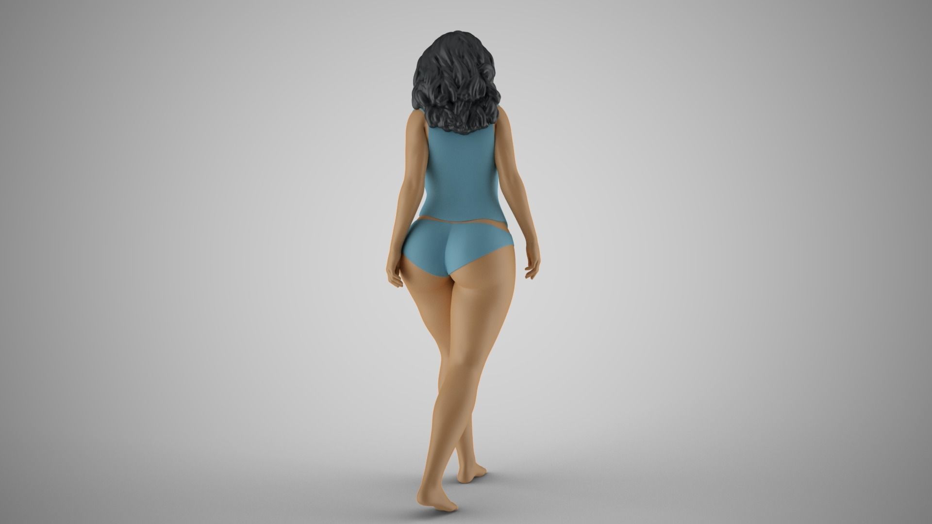Confident Woman 3D print model_7