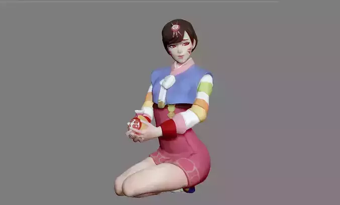 DVA OVERWATCH 3D PRINTING STL FILE DIVA 3D print model