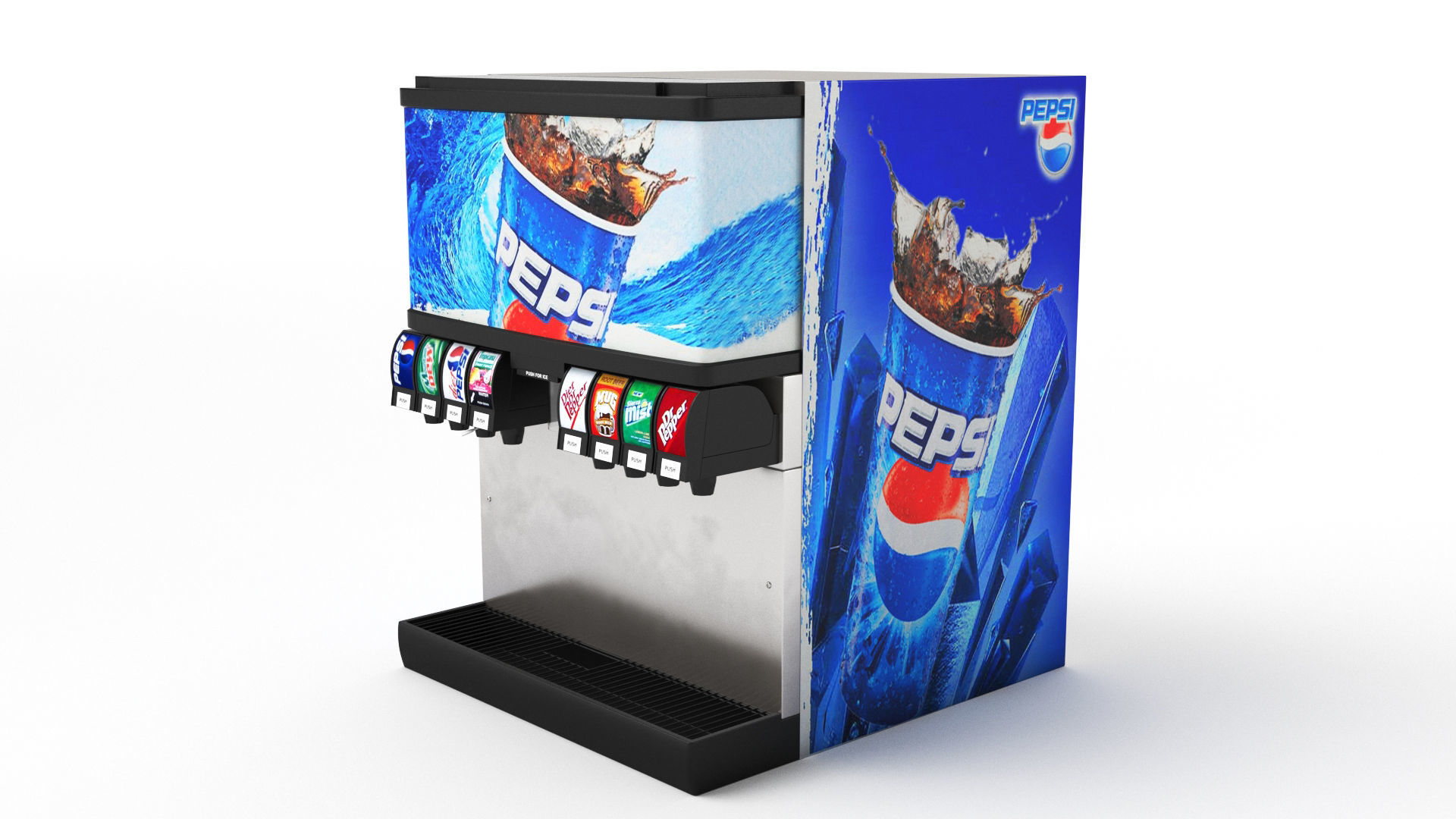 Soda Fountain Machine 02 3D model_28