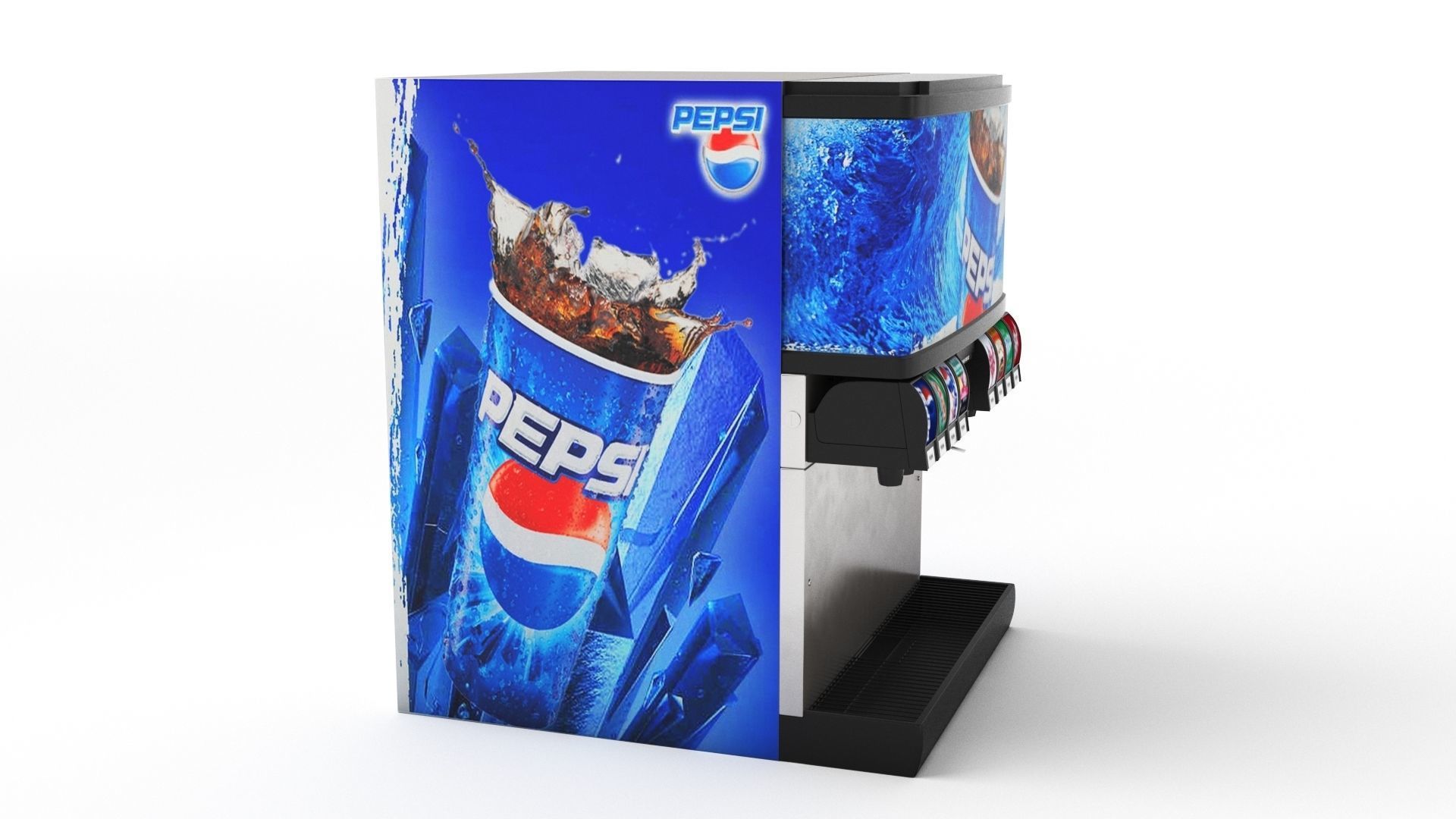 Soda Fountain Machine 02 3D model_19