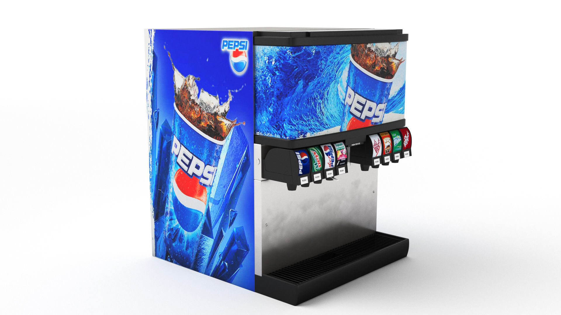 Soda Fountain Machine 02 3D model_18