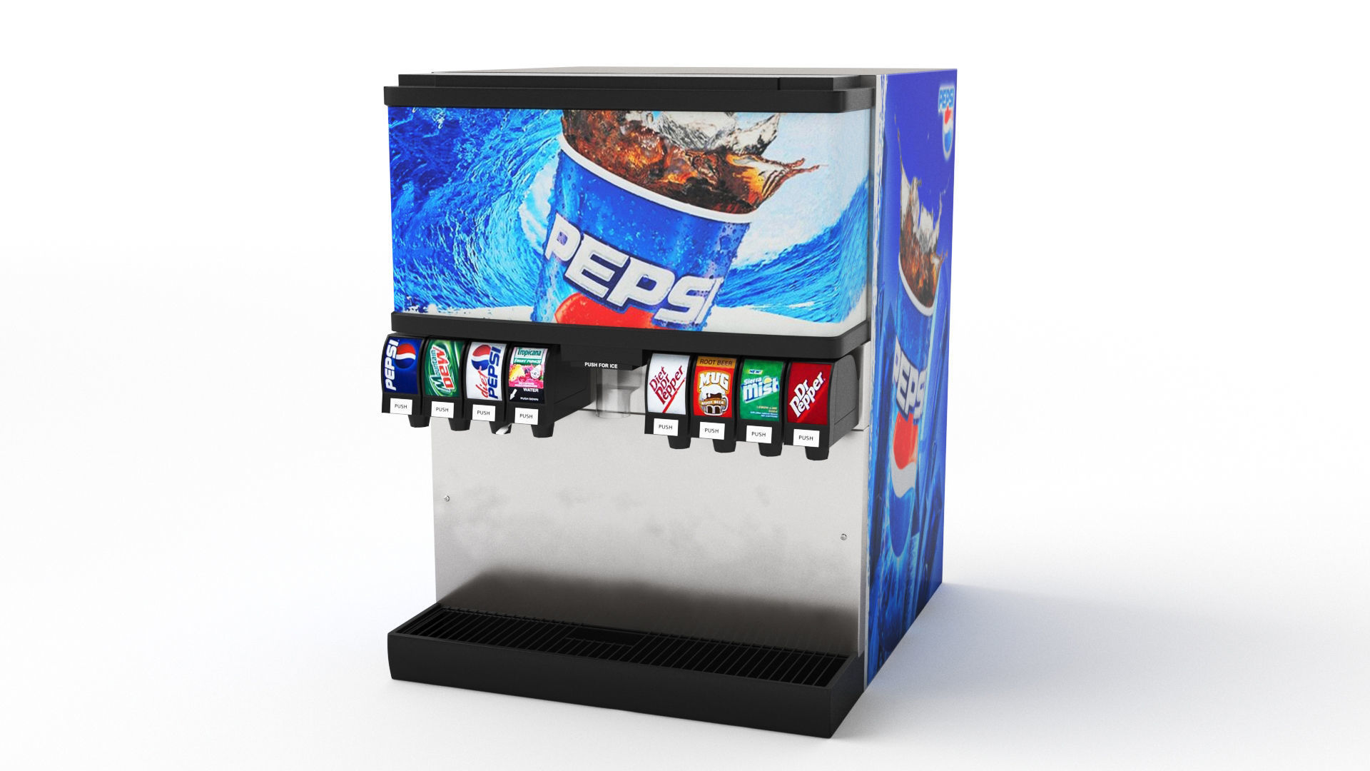 Soda Fountain Machine 02 3D model_31