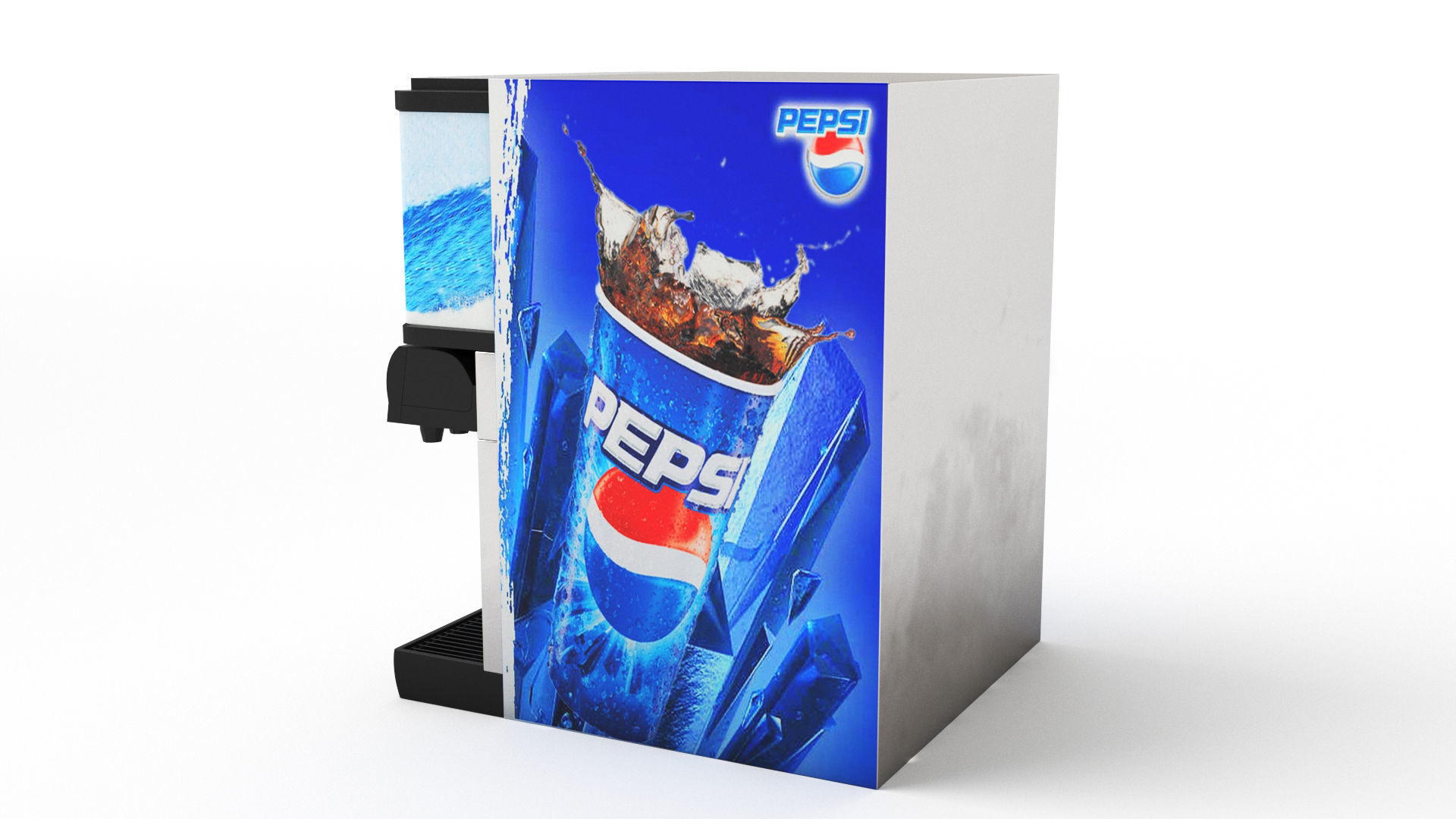 Soda Fountain Machine 02 3D model_25