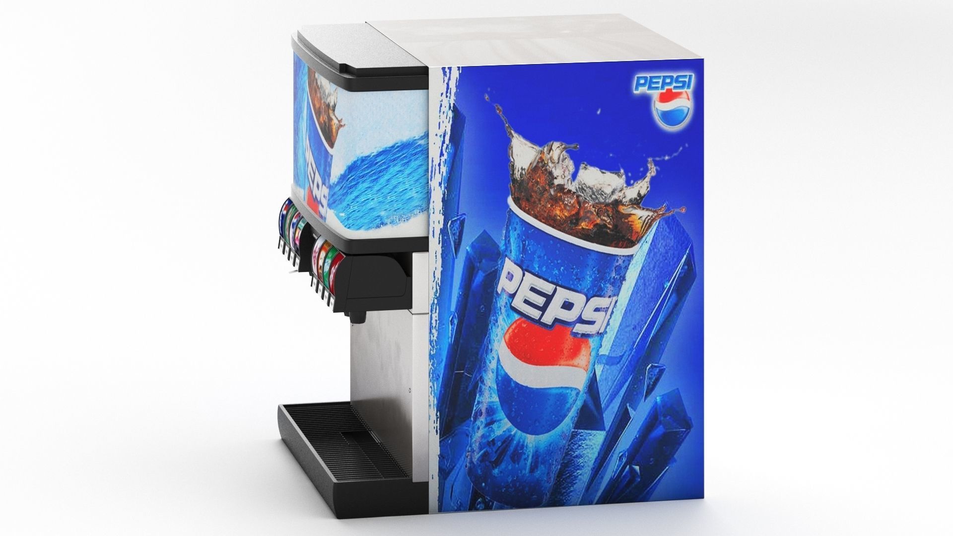 Soda Fountain Machine 02 3D model_12