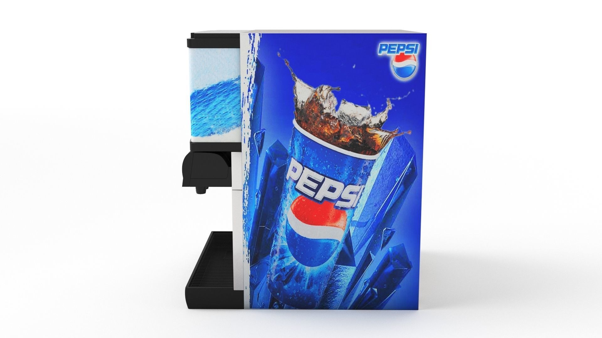 Soda Fountain Machine 02 3D model_26